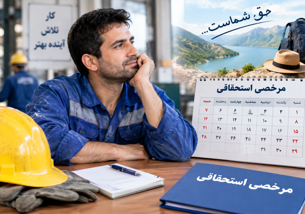 اگر در نیمه دوم سال استخدام شده‌اید، چند روز مرخصی استحقاقی دارید؟