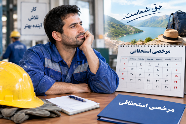 اگر در نیمه دوم سال استخدام شده‌اید، چند روز مرخصی استحقاقی دارید؟