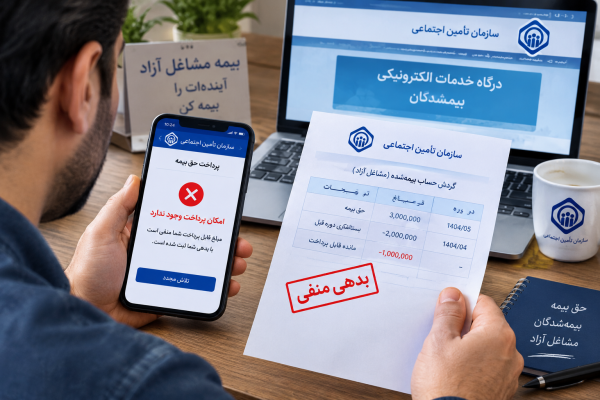 بیمه‌شدگان مشاغل آزاد بخوانند؛ علت نمایش بدهی و بستانکاری در سامانه چیست؟