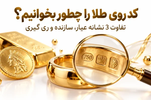 کد روی طلا را چطور بخوانیم؟ تفاوت ۳ نشانه عیار، سازنده و ری گیری
